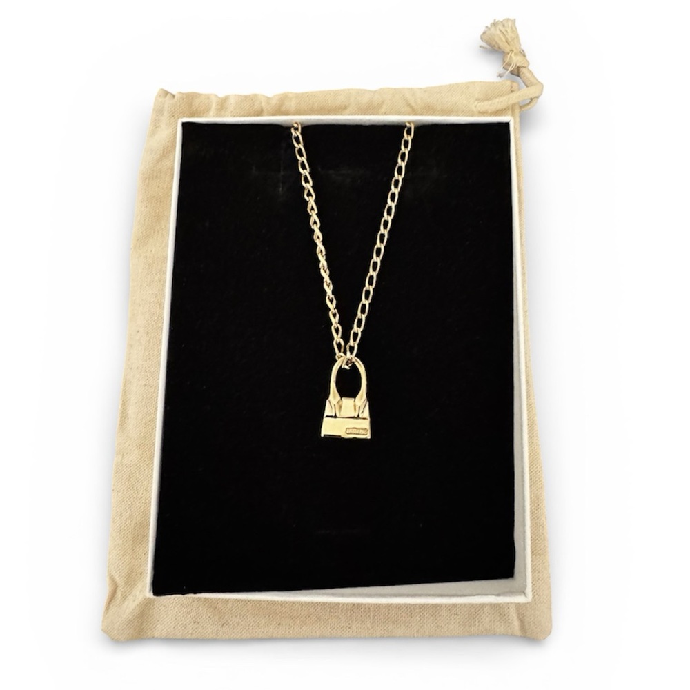 Jacquemus Le Chiquito Bag Gold Necklace